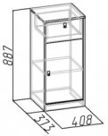 Прихожая Комфорт 2 Тумба 30 408х373х887